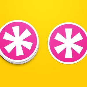 * Sticker - Pink