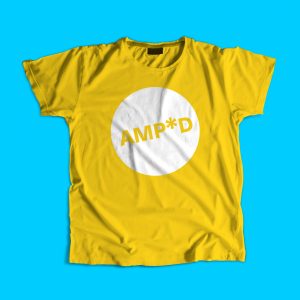 AMP*D T-Shirt- Yellow